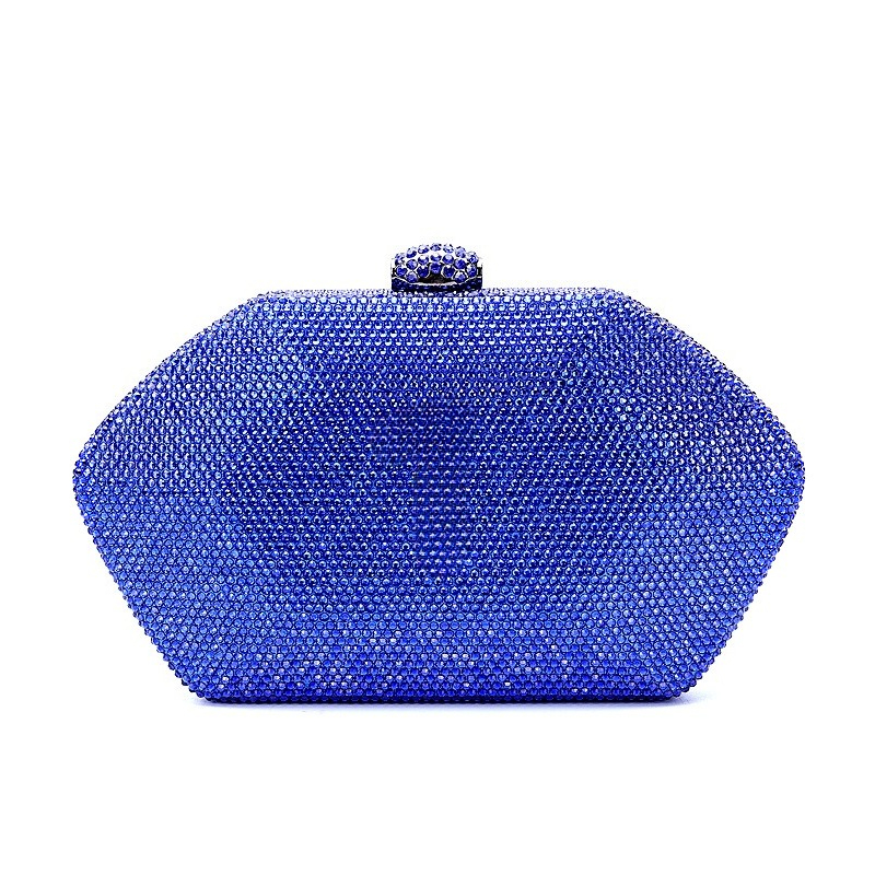 Interior Design With Ai - Italian Design Crystal Diamond Ladies Clutch