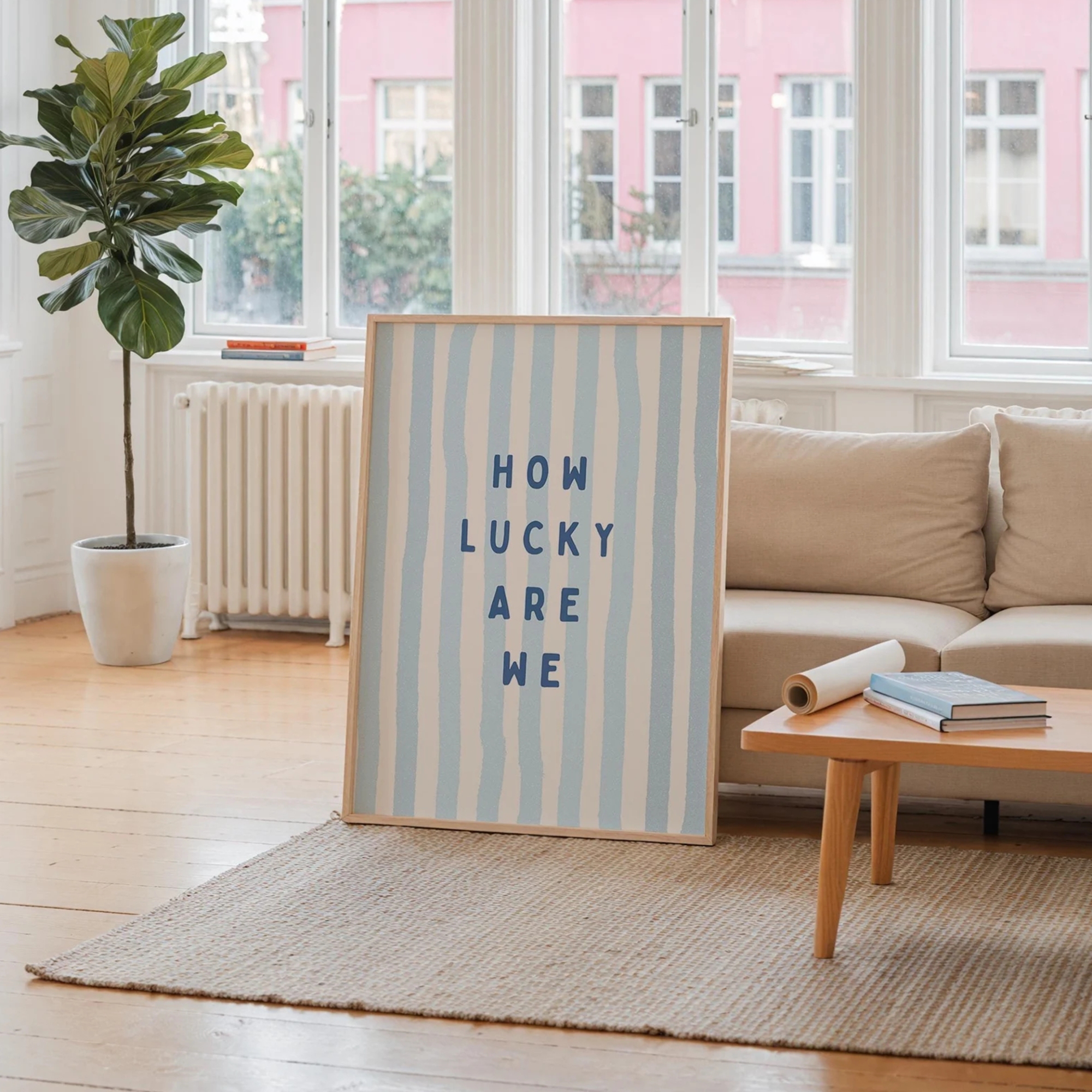 How Lucky Are We Coastal Cowgi - Interior Design Living Room 评论和价格