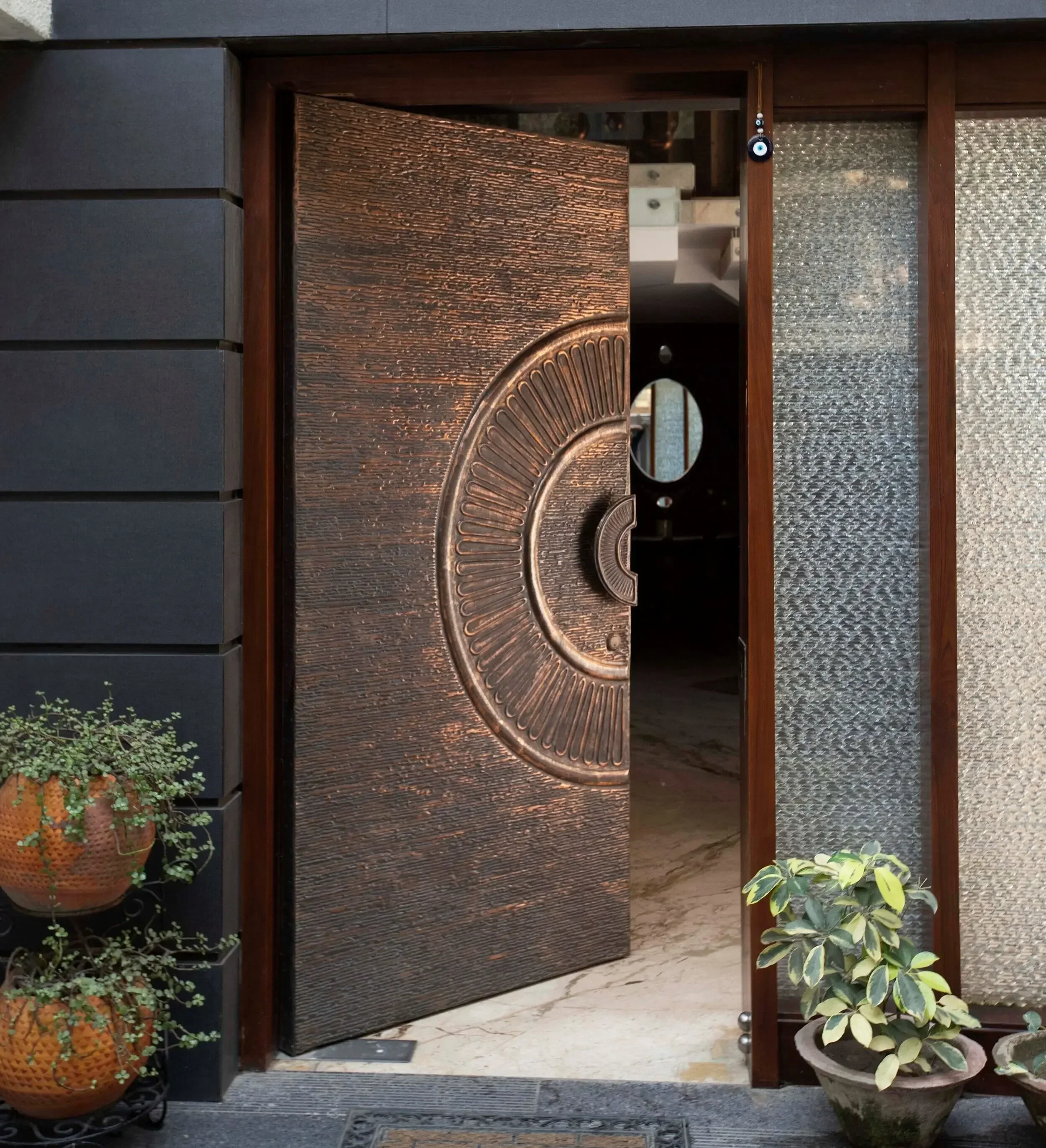 -Modern Design Security Entran - Interior Design Organic Modern 评论和价格
