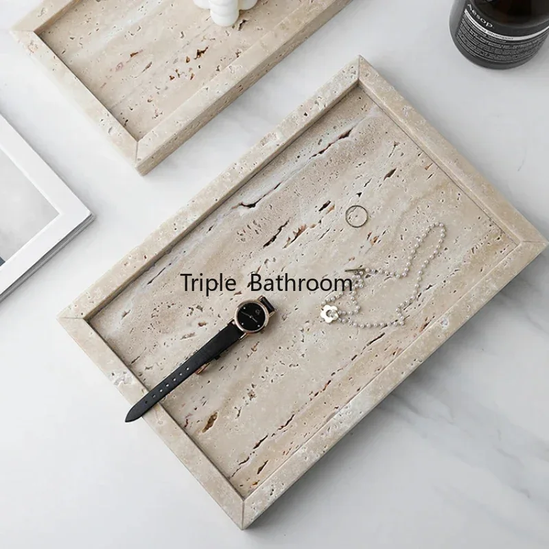 Natural Cave Stone Bathroom Su - Travertine Tray Oval 评论和价格