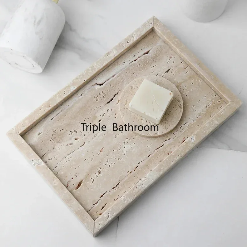 Natural Cave Stone Bathroom Su - Travertine Tray Oval 评论和价格