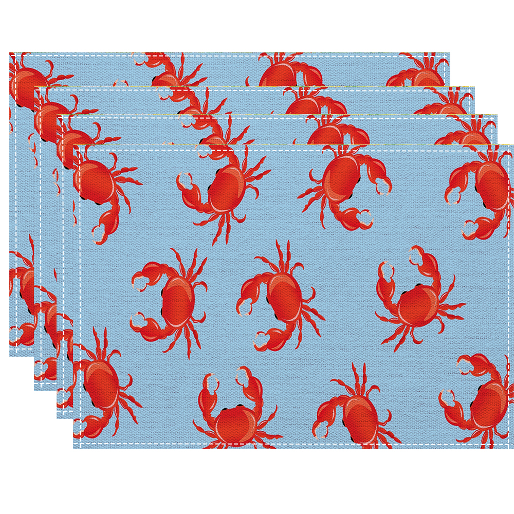 Vibrant Marine Art Placemats W - Interior Design News 评论和价格