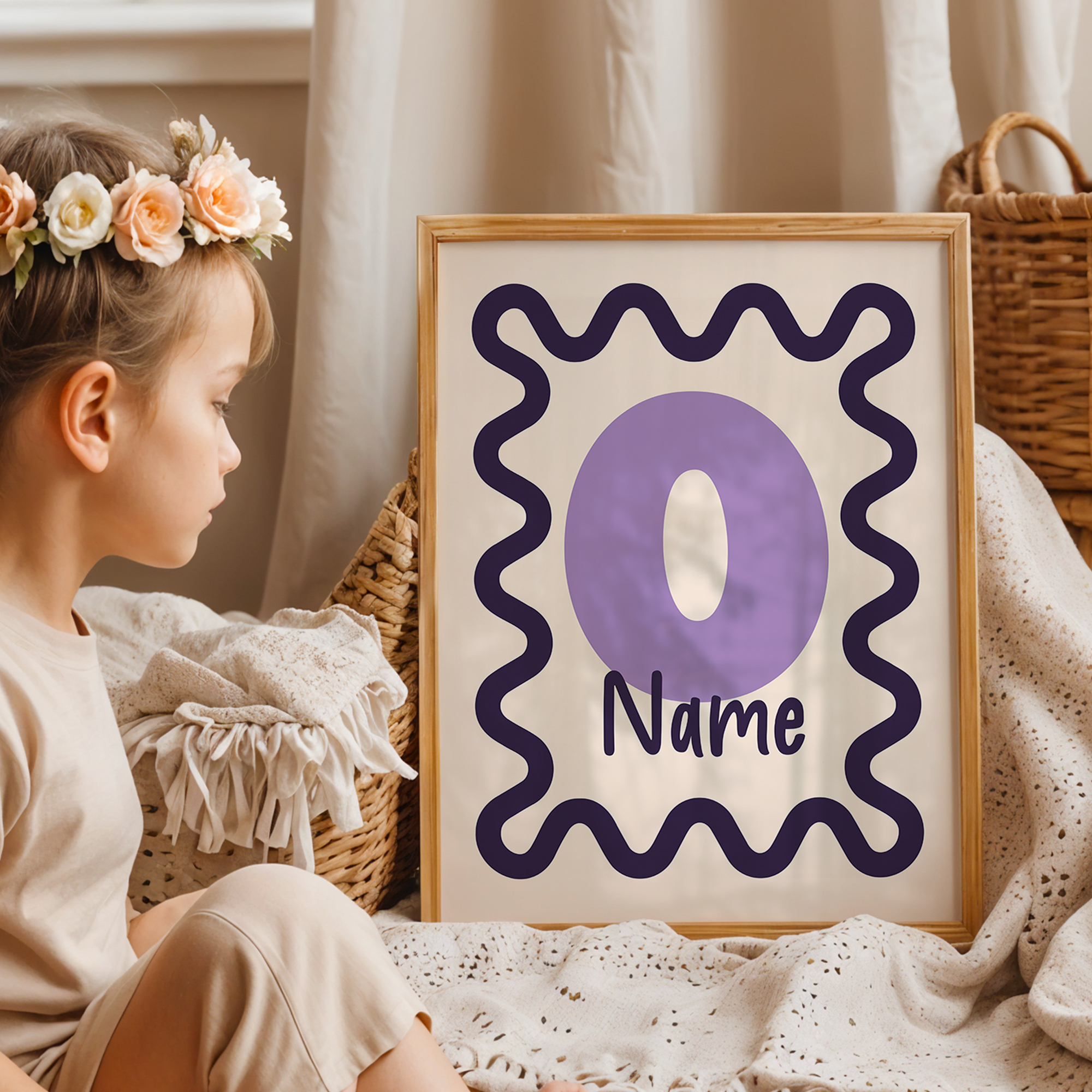 Personalized Custom Name Carto - Interior Design Living Room 评论和价格