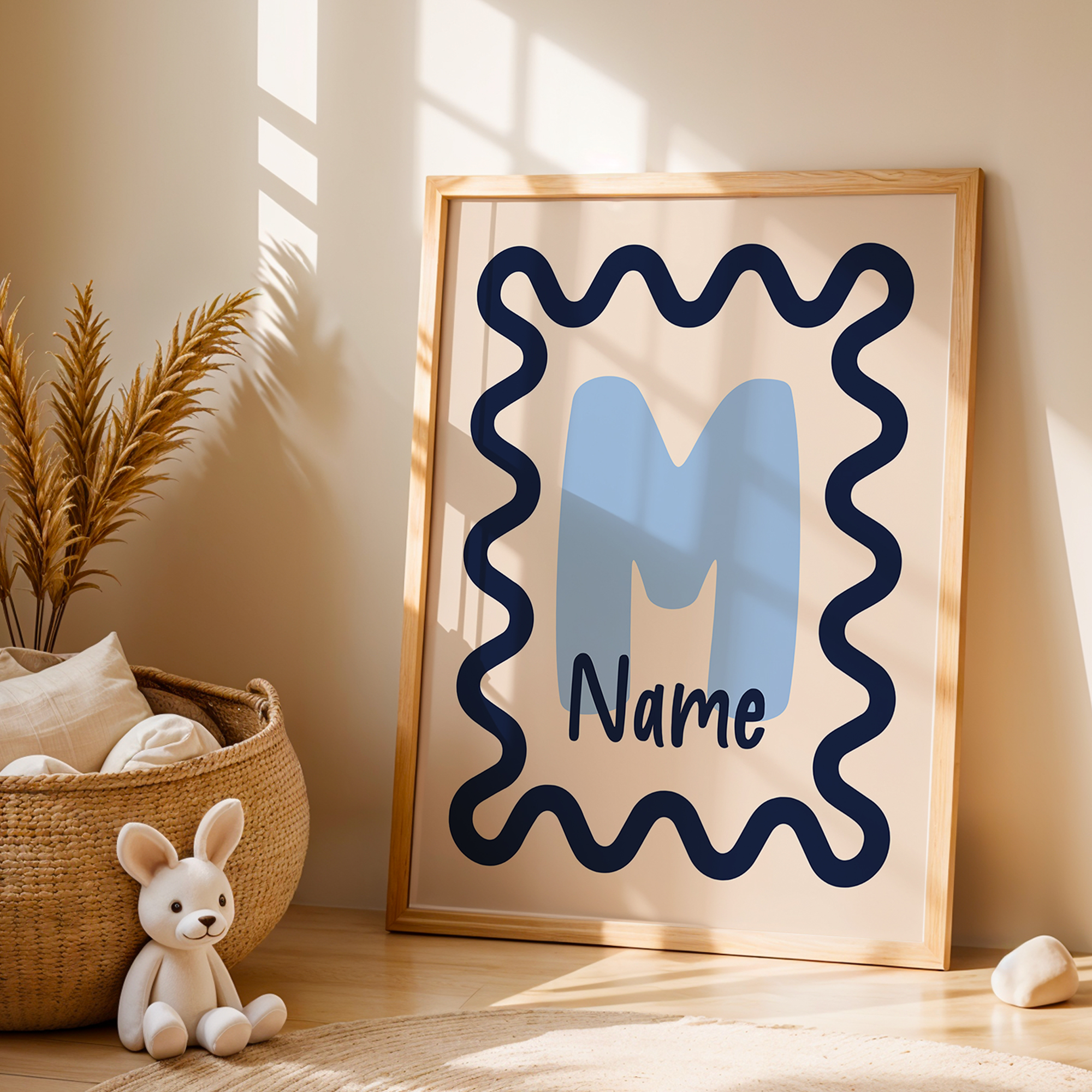 Personalized Custom Name Carto - Interior Design Living Room 评论和价格