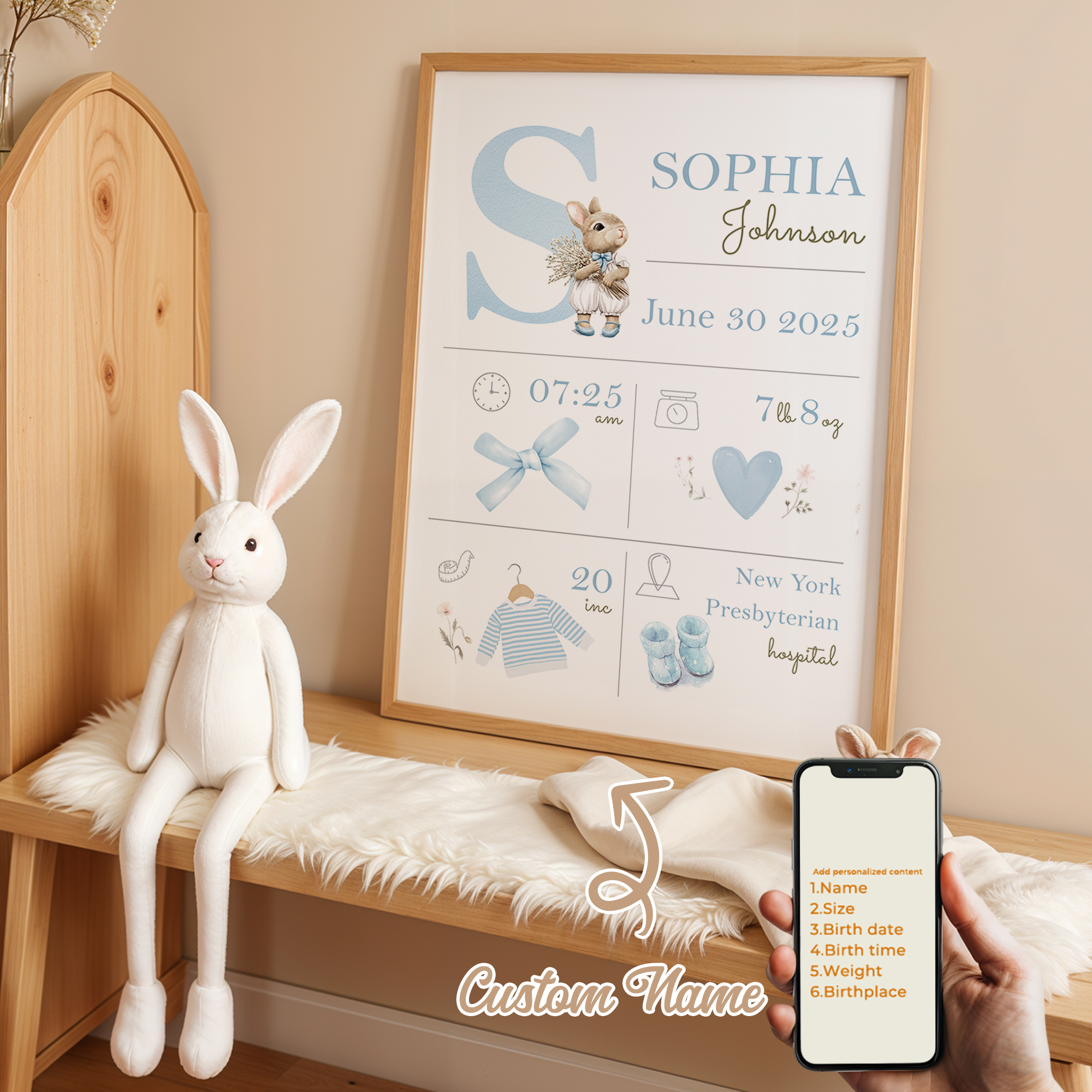 Personalized Custom Name Carto - Interior Design Living Room 评论和价格