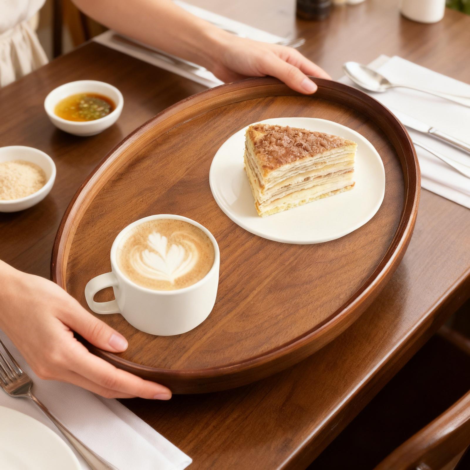 Wooden Serving Tray Oval Rusti - Travertine Tray Oval 评论和价格