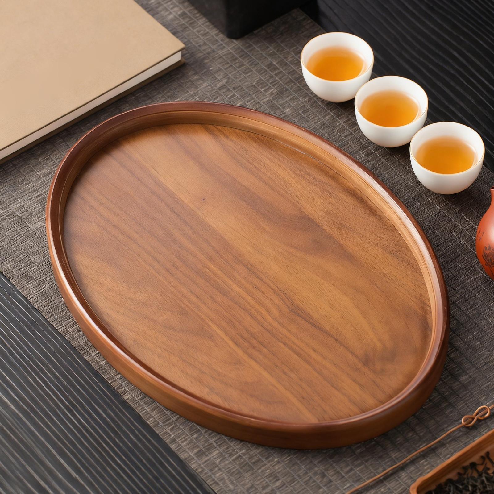 Wooden Serving Tray Oval Rusti - Travertine Tray Oval 评论和价格