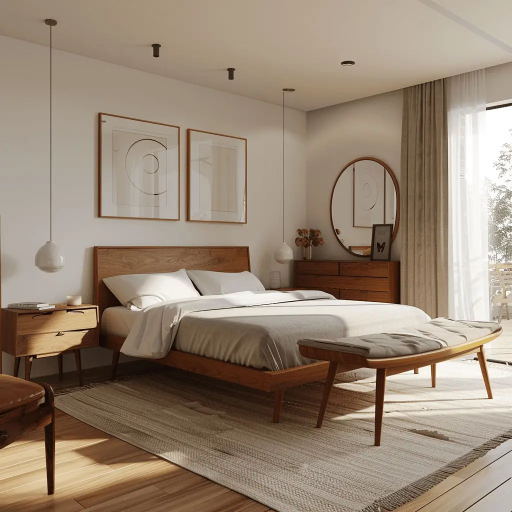 for King Size Bed Frame Custom - Interior Design Organic Modern 评论和价格