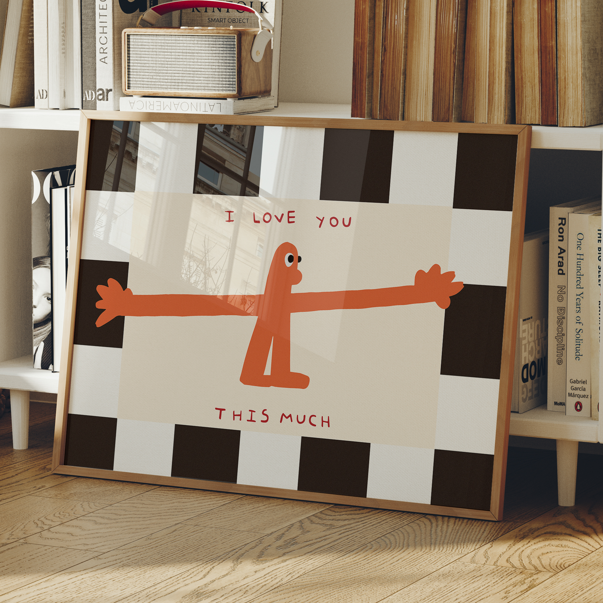 I Love You This Much Quote Wal - Interior Design Living Room 评论和价格