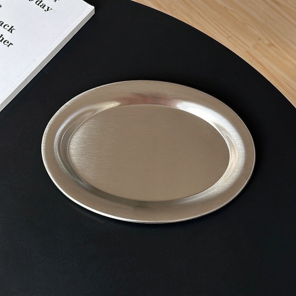 New Stainless Steel Cake Tray  - Travertine Tray Oval 评论和价格