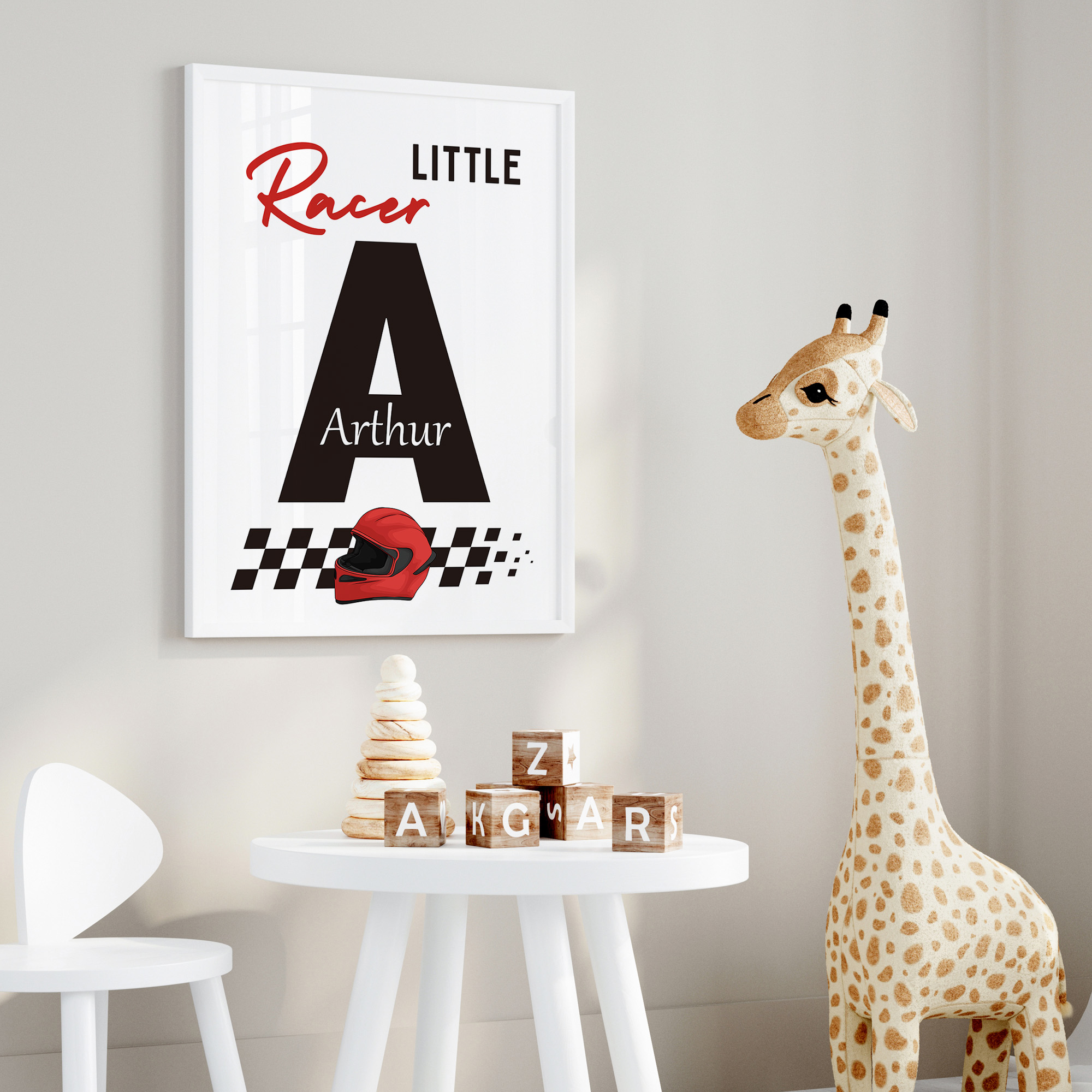 3pcs Personalized Custom Name  - Interior Design Living Room 评论和价格