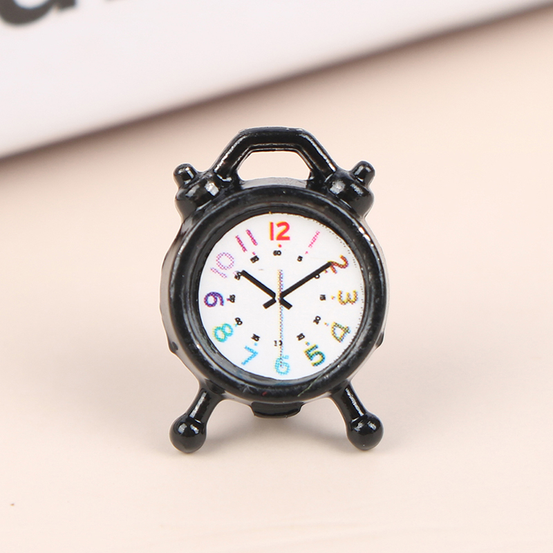 1PC 1:12 Scale Alarm Clock Dol - Interior Design Living Room 评论和价格