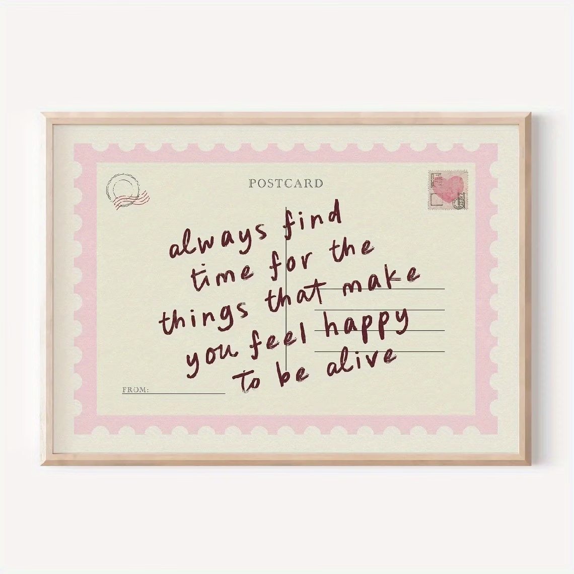 Retro Postcards That Encourage - Interior Design Living Room 评论和价格