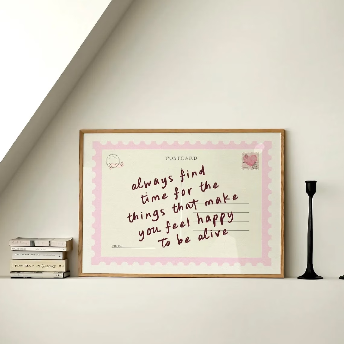 Retro Postcards That Encourage - Interior Design Living Room 评论和价格