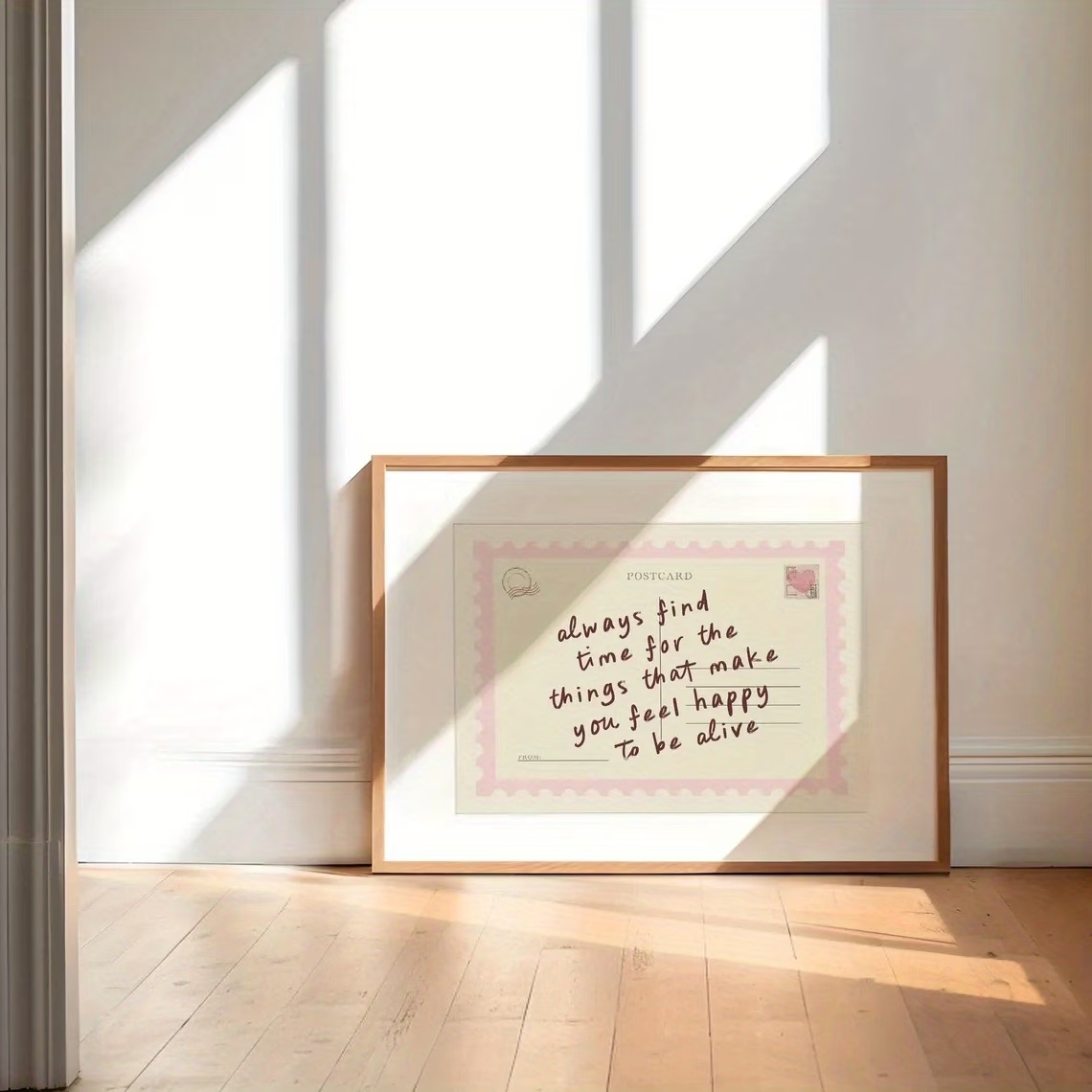 Retro Postcards That Encourage - Interior Design Living Room 评论和价格