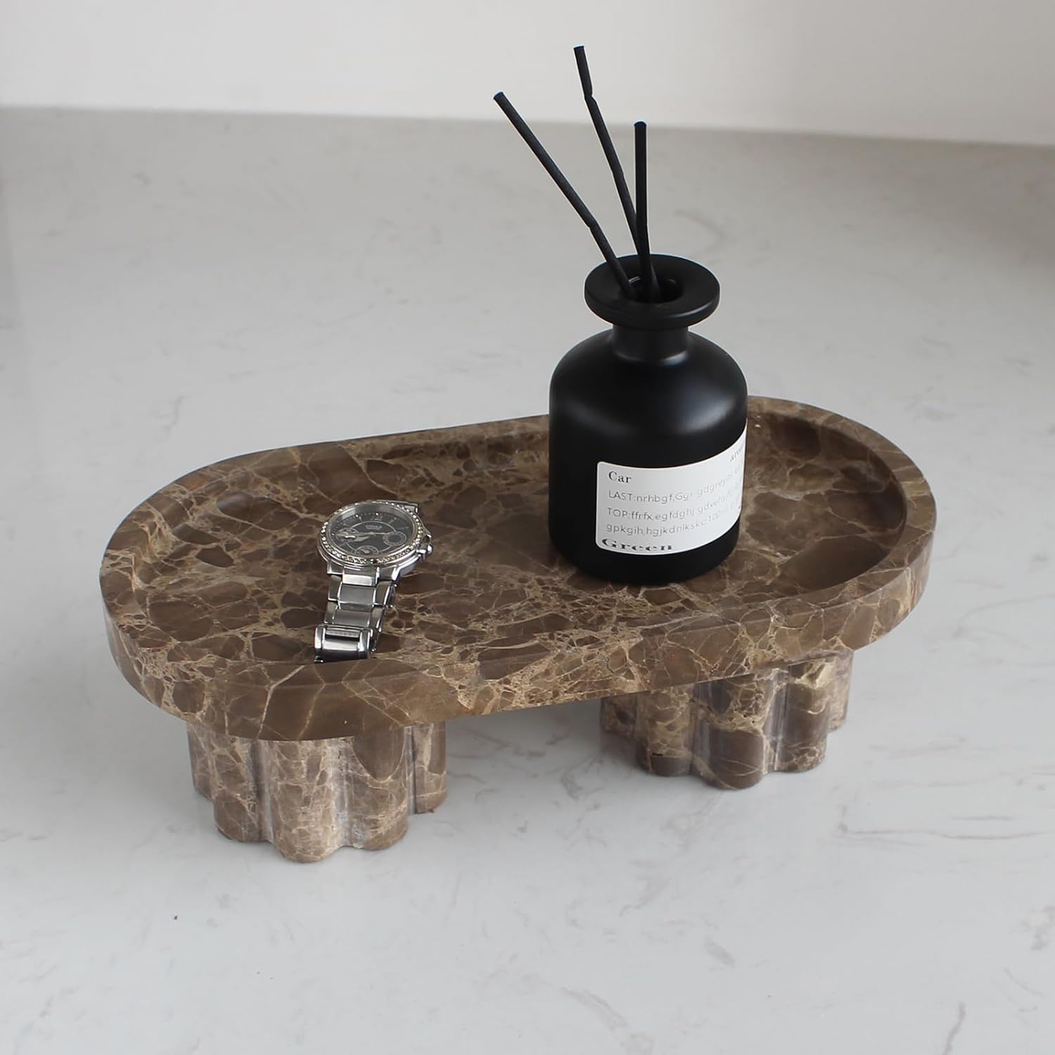 Natural Travertine Marble Oval - Travertine Tray Oval 评论和价格