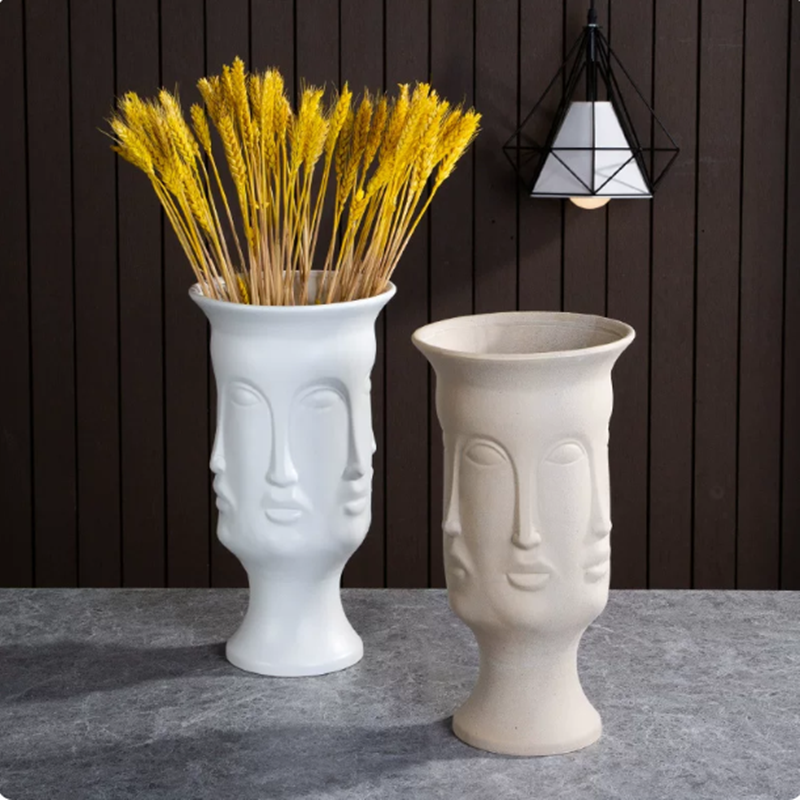 Scandinavian White Ceramic Vas - Interior Design Scandinavian 评论和价格
