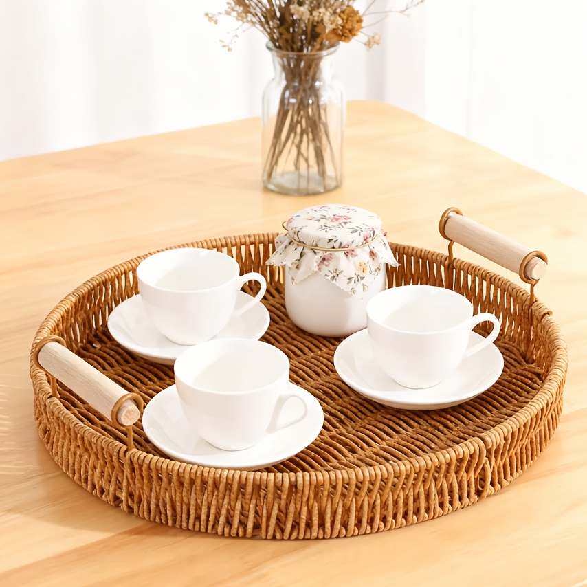 Spring Picnic Set with a Ratta - Rattan Tray Handle 评论和价格