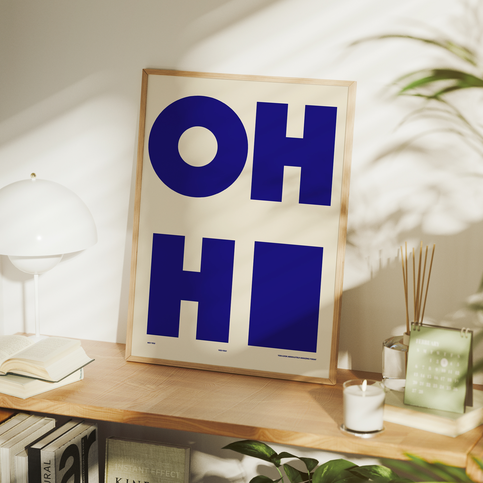 Modern,Minimalist OH HI Blue W - Interior Design Living Room 评论和价格