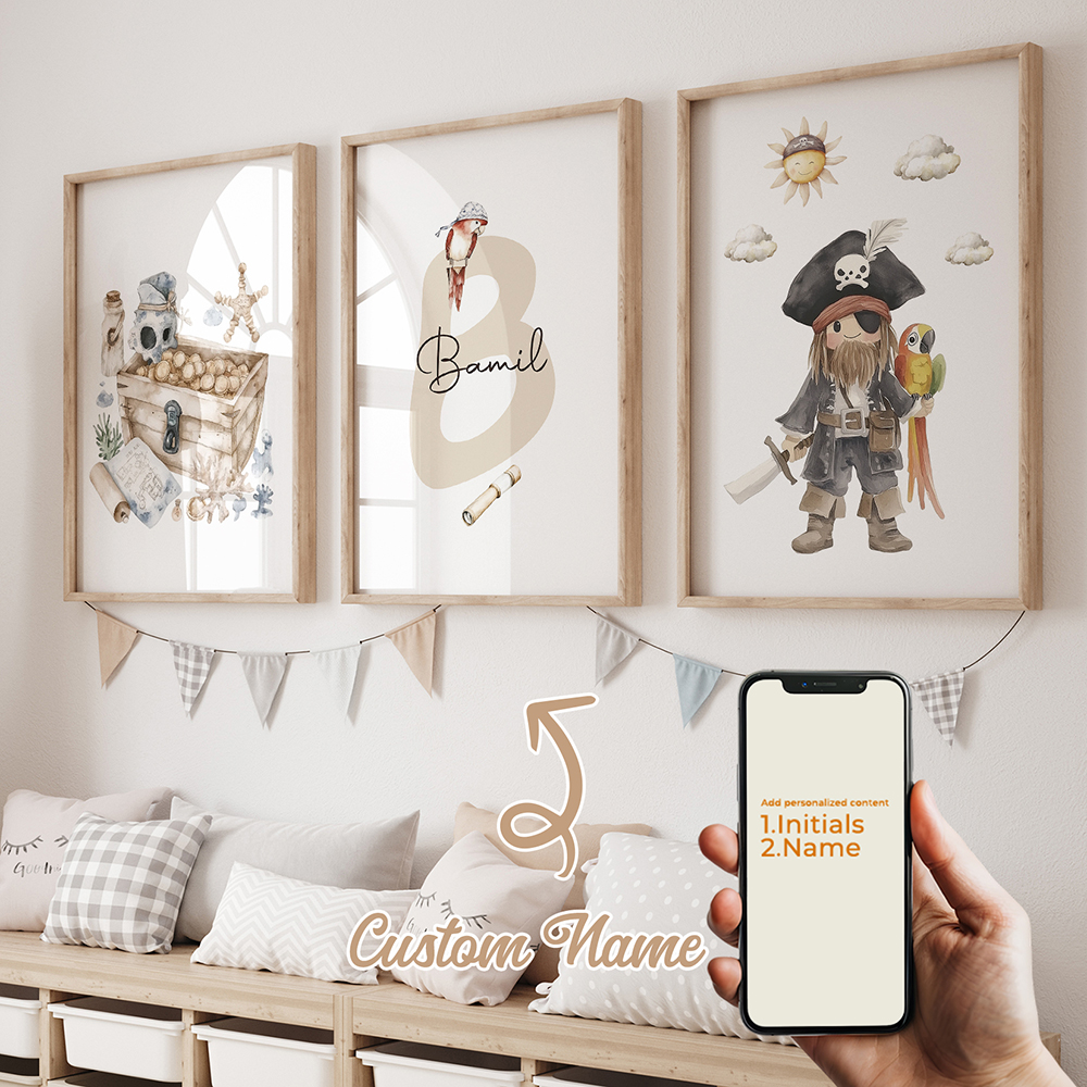 3pcs Personalized Custom Name  - Interior Design Living Room 评论和价格