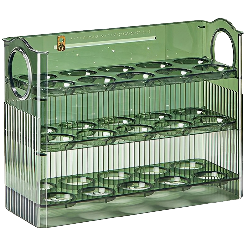 30 Grids Egg Storage Box Chick - Rattan Tray Handle 评论和价格