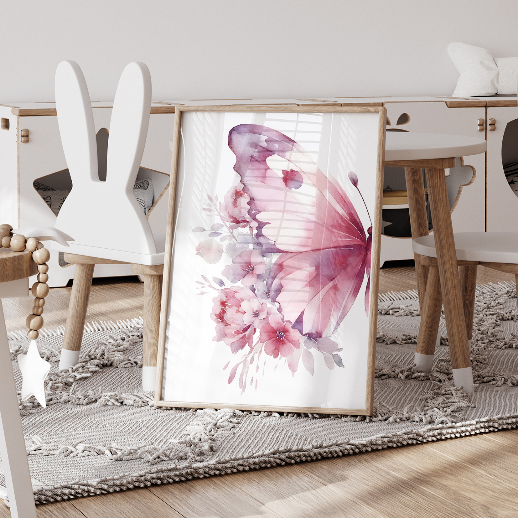 3pcs Cartoon Children Pink Lov - Interior Design Living Room 评论和价格