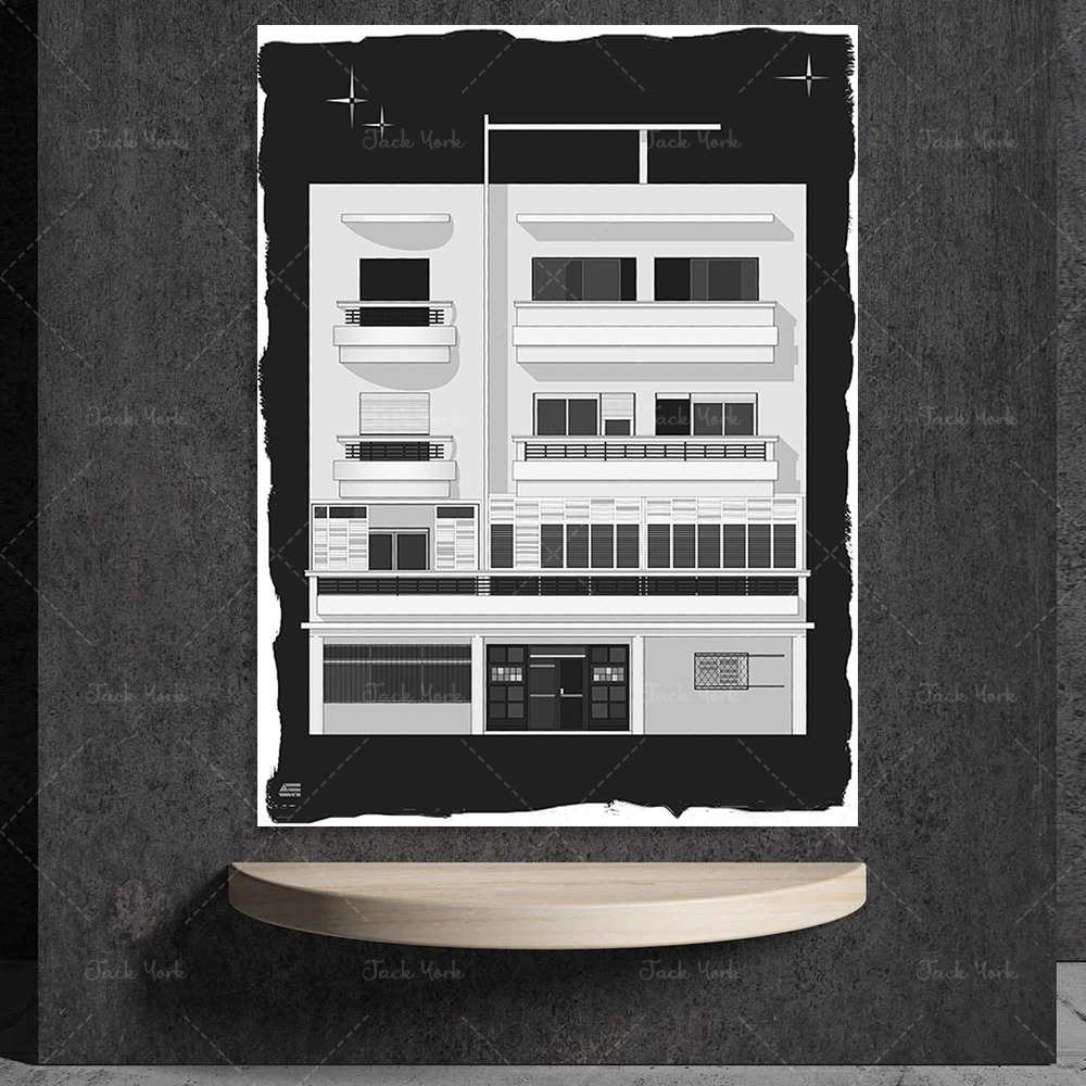 Bauhaus Tel Aviv Print | Moder - Interior Design York 评论和价格